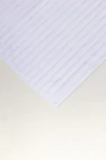 White Combed Plain Towel – Bild 4
