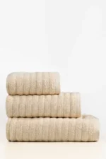 Serviette de toilette Pyote peignée